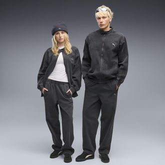 Puma Pantaloni sportivi in twill FUTURE.PUMA.ARCHIVE dal taglio morbido unisex, Accessori, Nero, XXL