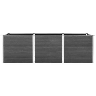 Berkfield Home Garden Raised Bed 300x100x91 cm WPC Grey | Size: 300 x 100 x 91 cm