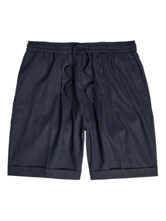 Aur&eacute;lien drawstring shorts - Blue