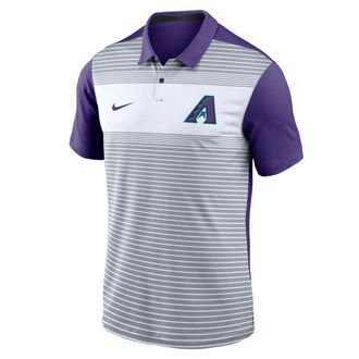 Nike Arizona Diamondbacks City Connect Legacy Icon Vapor Nike Mens Dri-FIT MLB Polo in White | 00HT0A5VDQS-WT7