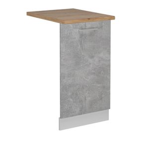 Vicco Tapa Del Lavavajillas R-line, Hormig&oacute;n, 45 Cm, Et Roble