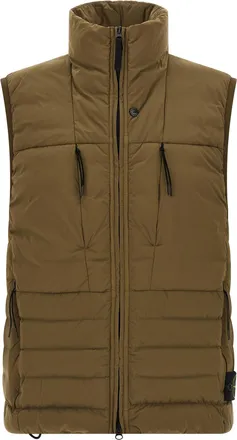 Stone Island Bicolor Polyamide Sleeveless Mens Jacket