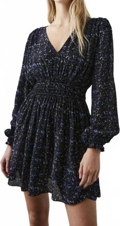 Rails Delaney Dress In Cobalt Static