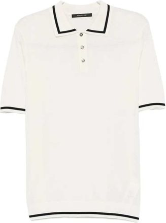 Montecore Polo Montecore In Maglia Con Finiture A Contrasto