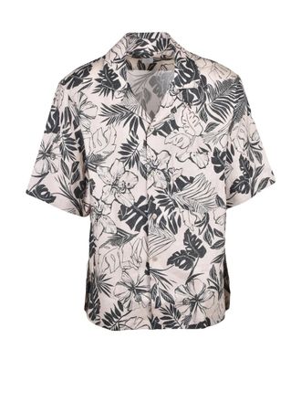 Eleventy Cream Linen Shirt