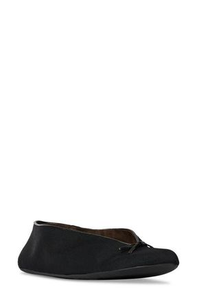 The Row Fay Wool Flat in Black at Nordstrom, Size 10Us
