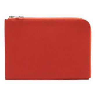 Louis Vuitton Poppy Petal Leather Clutch Bag Pochette (Pre-Owned)