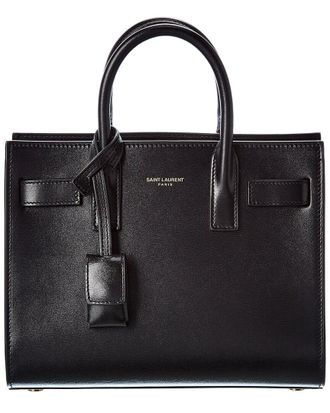 Saint Laurent Nano Sac De Jour Leather Satchel