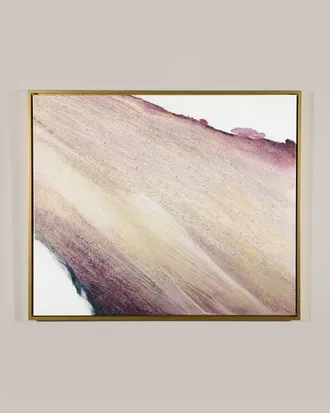 RFA Fine Art Amethyst and Gold Giclee Canvas Art by Lisa Cuscuna