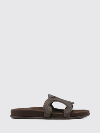 Celine Heeled Sandal Woman color Brown