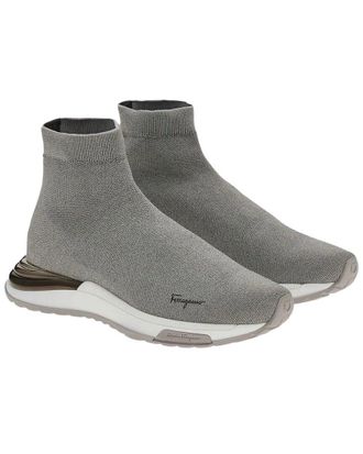 Ferragamo Logo Leather Sneaker