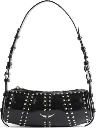 Zadig&Voltaire Le Roudoudou Studded Shoulder Bag in Black at Nordstrom