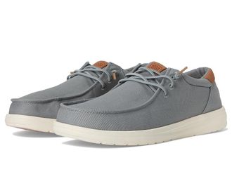 Hey Dude Paul Canvas Mens Lace-up Boots Monument Grey : 13 M, Canvas/Leather