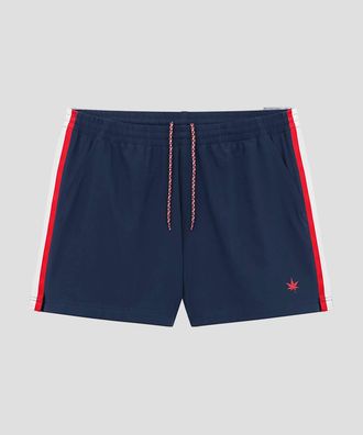 Boast Mens Tipped Match Short In Navy
