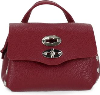 Zanellato Tassen, Dames, Rood, ONE Size, Leer, Postina Baby Daily Night