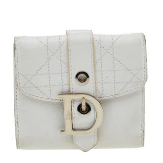 Dior Pre-owned Wallets, female, White, Size: ONE SIZE Pre-owned Leather wallets