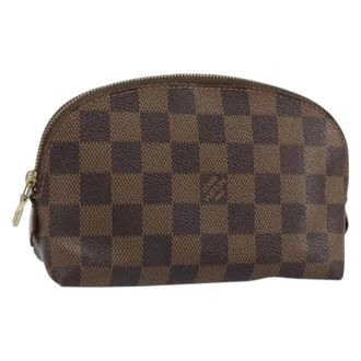 Louis Vuitton Pre-owned Canvas Clutch - Dames - Vintage Clutch - Bruin - ONE Size - Vintage
