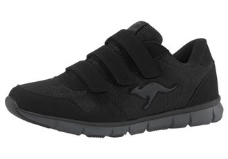 Kangaroos Sneaker KANGAROOS K-BlueRun 701 B, Damen, Gr. 36, schwarz, Textil, Schuhe Sneaker, mit Klettverschluss