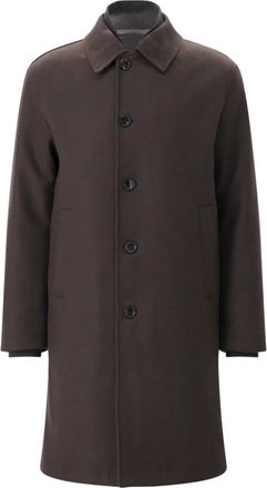 Duno Cappotto monopetto - - Coats - Uomo - Marrone - L