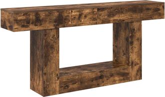 vidaXL Roble Ahumado 160 X 30 X 74 Cm Vidaxl