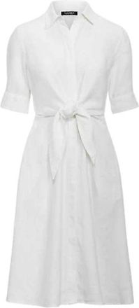 Ralph Lauren Abito camicia con cintura in vita - - Dresses - Donna - Bianco - S