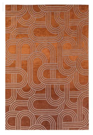 Novatrend Alfombra para sal&oacute;n y dormitorio moderno tejido plano fever