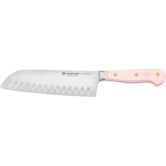 W&uuml;sthof Classic 7-Inch Hollow Edge Santoku in Light Pink at Nordstrom