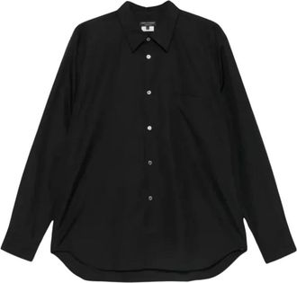 Comme Des Gar&ccedil;ons Camisa de algod&oacute;n con bolsillo de parche - Shirts - Hombre - Negro - L