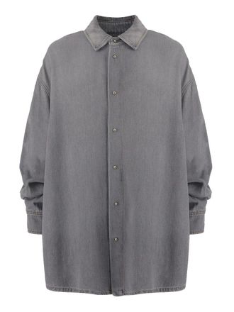 Darkpark Keanu Tencel Denim Rouche Shirt