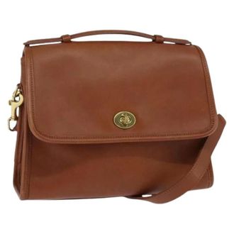 Coach Borsa a mano in pelle Pre-owned - - Pre-owned - Donna - Marrone - ONE SIZE