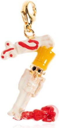 Marni Hanger in de vorm van de letter - Dames - Sieraden - Veelkleurig - ONE Size - Leer - Accessoires