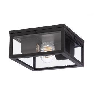 Lindby L&aacute;mpara De Techo kremena En Negro Aluminio - Lindby