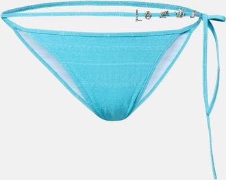 Loewe Paulas Ibiza jacquard bikini bottoms