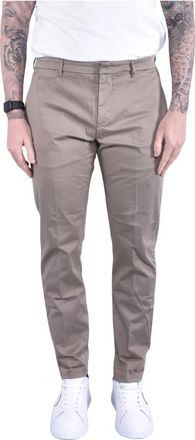 Dondup Joe Carrot Chino - Heren - Chinos - Bruin - W33 - Katoen - Broeken