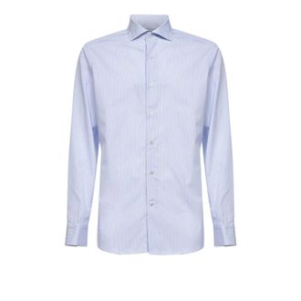 D4.0 Shirt - Heren - Zakelijke Overhemden - Blauw - 2XL - Katoen - Overhemden