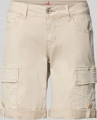 Buena Vista Cargo Shorts im 5-Pocket-Design mit Pattentaschen in Kitt, Gr&ouml;&szlig;e XXS