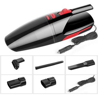 OEM Aspiradora De Mano De 120 W Con Luz Led, Apta Para Coche Y Hogar, Elimina L&iacute;quidos, Part&iacute;culas Y Pelos - Crezuo