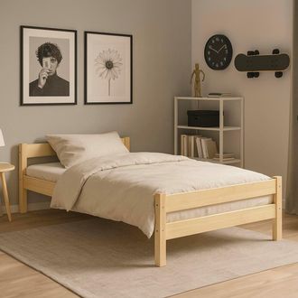 OEM Letto 90x200 Con Rete E Materasso Inclusi Kocot Kids Axel Legno