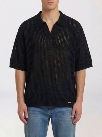 Represent Polo in maglia di misto cotone Represent