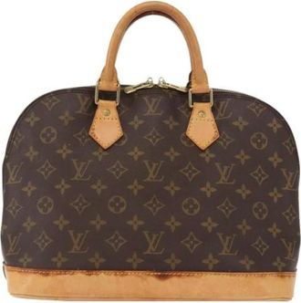 Louis Vuitton Pre-owned Handbags, female, Brown, Size: ONE SIZE Pre-owned Canvas Handbag