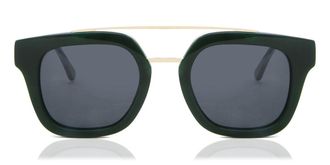 LMNT Sunglasses Pilot Full Rim Plastic Womens Prescription Sunglasses Black Size 48 - LMNT