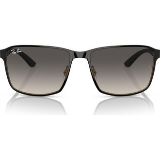 Ray-Ban 59mm Square Gradient Sunglasses in Black at Nordstrom