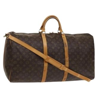 Louis Vuitton Vintage, unisex, Bruin, ONE Size, Pre-owned Canvas Handtas