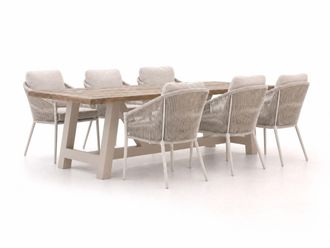 Bellagio la vita attrattiva + 15% kassakorting | Bellagio Mineo/Bresimo 260cm dining tuinset 7-delig