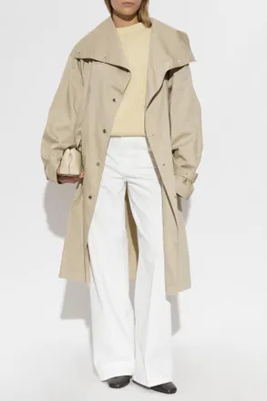 Toteme Coat With Pockets, Womens, Beige