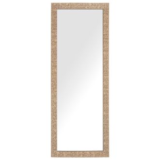 Beliani Beliani - Espejo De Pared Color Lat&oacute;n 50 X 130 Cm Rectangular Moderno Vintage Ajaccio