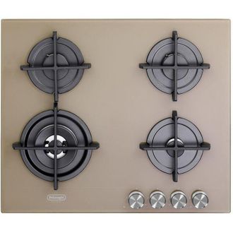 DeLonghi DELO Piano Cottura NSL 460 T a Gas 4 Fuochi Gas Colore Beige