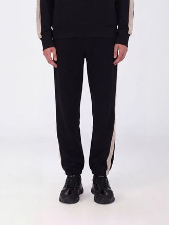 Versace Jeans Couture Cotton Jogging Bottoms with Drawstring and Side Stripes