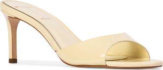 Black Suede Studio Freddie Slide Sandal in Butter Patent at Nordstrom, Size 11Us