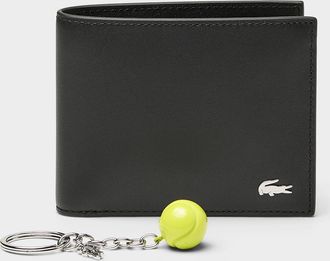 Lacoste Mens Tennis wallet and keychain set